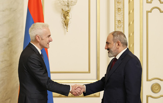 Le Premier ministre Pashinyan a reçu le Secrétaire général d'Interpol, Jürgen Stock 