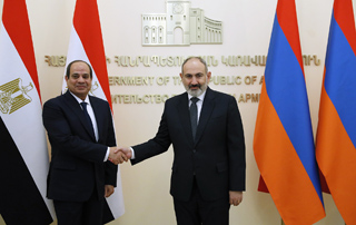 Никол Пашинян и Абдель Фаттах Аль Сиси обсудили ряд вопросов дальнейшего развития армяно-египетских отношений

