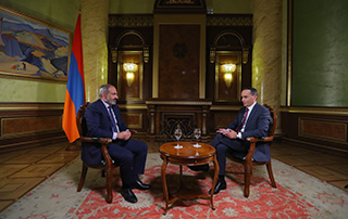Interview du Premier ministre de la République d'Arménie Nikol Pashinyan  à "Zinouj"