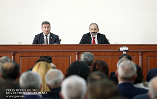 Визит исполняющего обязанности премьер-министра Никола Пашиняна в Гегаркуникскую область
