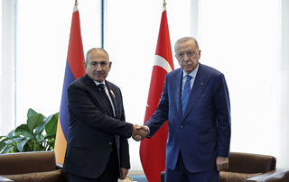 Nikol Pashinyan, Recep Tayyip Erdoğan meet in New York
