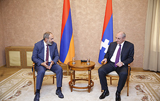 “Our efforts should aim the soonest possible international recognition of the Republic of Artsakh” - Nikol Pashinyan meets with Bako Sahakyan