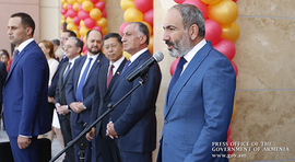 Речь премьер-министра на открытии "Школы армяно-китайской дружбы"