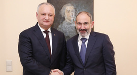 Հայաստանի վարչապետը հանդիպել է Մոլդովայի նախագահին