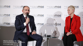Nikol Pashinyan attends panel discussion on the Nagorno-Karabakh conflict on the sidelines of the Munich Security Conference
