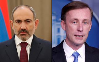 Նիկոլ Փաշինյանը հեռախոսազրույց է ունեցել Ջեյք Սալիվանի հետ