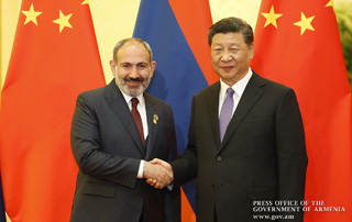 Никол Пашинян направил поздравительное послание председателю Китайской Народной Республики