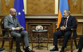 “EU-Armenia relations are developing dynamically” - Nikol Pashinyan, Charles Michel meet in Yerevan