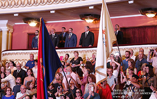 Никол Пашинян присутствовал на посвященном 100-летию Армянского всеобщего гимнастического союза мероприятии