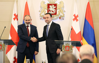 L'agenda de l'ouverture d'une ère de paix dans la région a été au centre de la discussion entre les Premiers ministres d'Arménie et de Géorgie : Déclaration conjointe de Nikol Pashinyan et Irakli Garibashvili