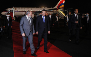 PM Pashinyan arrives in Tajikistan on a working visit 
