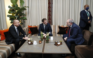 Trilateral meeting between Nikol Pashinyan, Emmanuel Macron and Ilham Aliyev takes place in Brussels