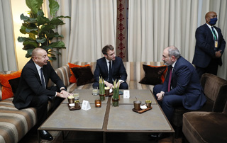Rencontre tripartite avec Nikol Pashinyan, Emmanuel Macron et Ilham Aliev à Bruxelles 