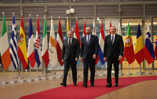 Réunion trilatérale entre Nikol Pashinyan, Charles Michel et Ilham Aliyev à Bruxelles