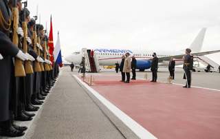 Le Premier ministre Pashinyan est arrivé en Russie pour une visite officielle