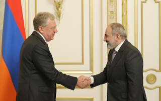 Le Premier ministre Pashinyan a rencontré Alexei Kudrin, Président de la Chambre des comptes de la Fédération de Russie  