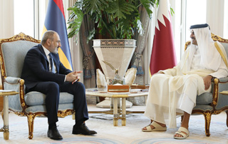 Armenian PM and the Emir of Qatar discuss a number of issues related to the development of cooperation between the two countries