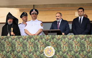 The Police Troops have performed the function of protecting the country and the people from illegal encroachments at a high level. Nikol Pashinyan