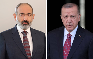 Le Premier ministre Pashinyan s'est entretenu au téléphone avec le Président de la Turquie