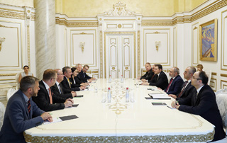Armenian-German relations are developing dynamically. The Prime Minister receives the delegation of state of Saxony-Anhalt