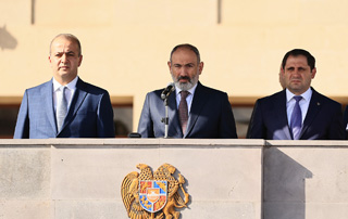 У нас одна миссия - обеспечивать безопасное, благополучное развитие и независимость Армении: премьер-министр присутствовал на мероприятии по случаю 30-летия формирования Пограничных войск СНБ