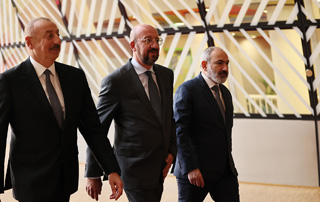 The trilateral meeting between Nikol Pashinyan, Charles Michel and Ilham Aliyev took place in Brussels