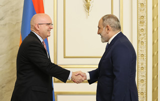 Le Premier ministre Pashinyan a reçu le nouveau Coprésident américain du groupe de Minsk de l'OSCE, Philip Reeker


