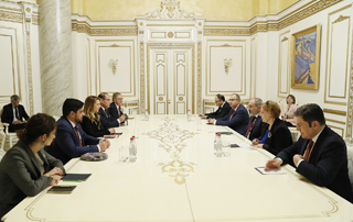 Le Premier ministre a reçu la délégation du groupe d'amitié France-Arménie du Parlement français