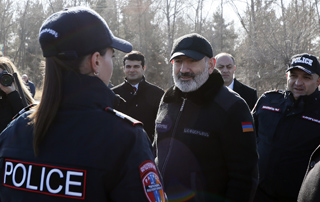 Lancement d'un service de patrouille de police dans les provinces d'Aragatsotn, de Kotayk, de Gegharkunik et de Tavush
