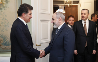 Rencontre entre le Premier ministre de la République d'Arménie et le Président du Kurdistan irakien