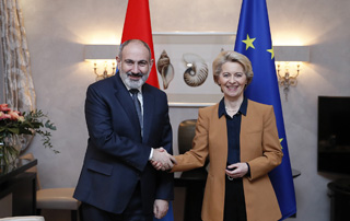 Nikol Pashinyan and Ursula von der Leyen discuss issues related to Armenia-EU cooperation