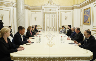 The Prime Minister receives the delegation of Germany-South Caucasus Friendship Group 

