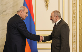 The Prime Minister receives the newly appointed Ambassador of Georgia to Armenia
