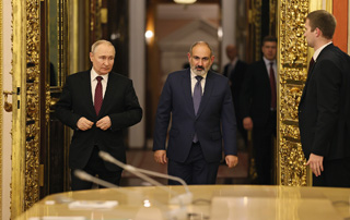 Состоялась встреча премьер-министра Республики Армения и президента Российской Федерации 