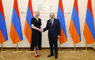 Le Premier ministre Pashinyan a reçu la délégation conduite par la Présidente de l'Assemblée nationale de Slovénie