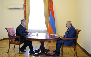 The Prime Minister receives the Apostolic Nuncio of the Holy See His Grace Archbishop José Avelino Bettencourt