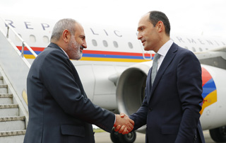 PM Pashinyan arrives in Georgia on a working visit