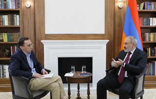 Interview du Premier ministre Pashinyan à l'AFP