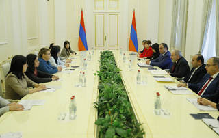 The Prime Minister received the representatives of NGOs that are members of the Coalition to End Violence against Women

