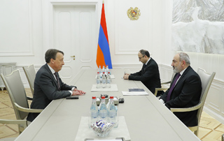 The Prime Minister receives the Ambassador of Belgium to Armenia