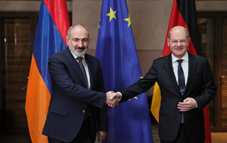 Nikol Pashinyan, Olaf Scholz meet in Munich 