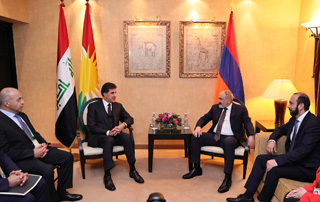 Prime Minister of Armenia, President of Iraqi Kurdistan meet in Munich