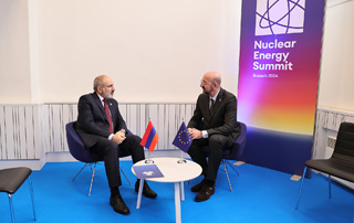 Rencontre entre Nikol Pashinyan et Charles Michel à Bruxelles
