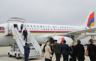 The Prime Minister arrives in France on a working visit