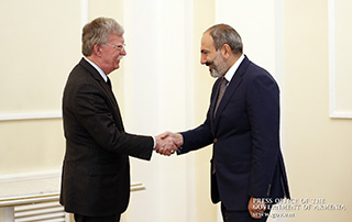Никол Пашинян и Джон Болтон обсудили ряд вопросов повестки армяно-американских отношений
