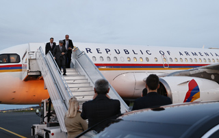 The Prime Minister arrives in Estonia on an official visit
