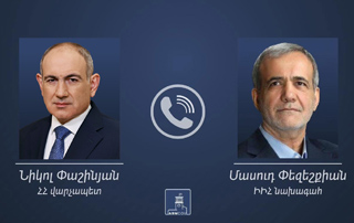 Состоялся телефонный разговор премьер-министра Пашиняна и президента Ирана