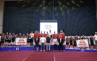 Премьер-министр Пашинян присутствовал на финальном матче спортивных игр Школьной баскетбольной лиги