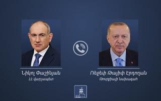 Տեղի է ունեցել Նիկոլ Փաշինյանի և Ռեջեփ Թայիփ Էրդողանի հեռախոսազրույցը