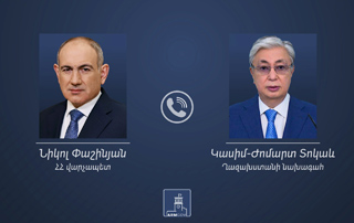 Նիկոլ Փաշինյանը հեռախոսազրույց է ունեցել Կասիմ-Ժոմարտ Տոկաևի հետ